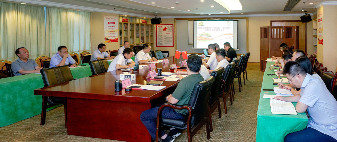 尊龙凯时集团领导班子召开“不忘初心、牢记使命”主题教育调研成果交流会