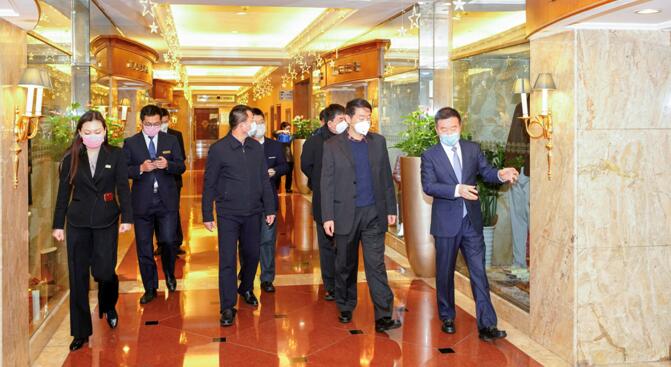 集团党委书记、董事长任丁一行 赴锦江宾馆督导检查疫情防控工作